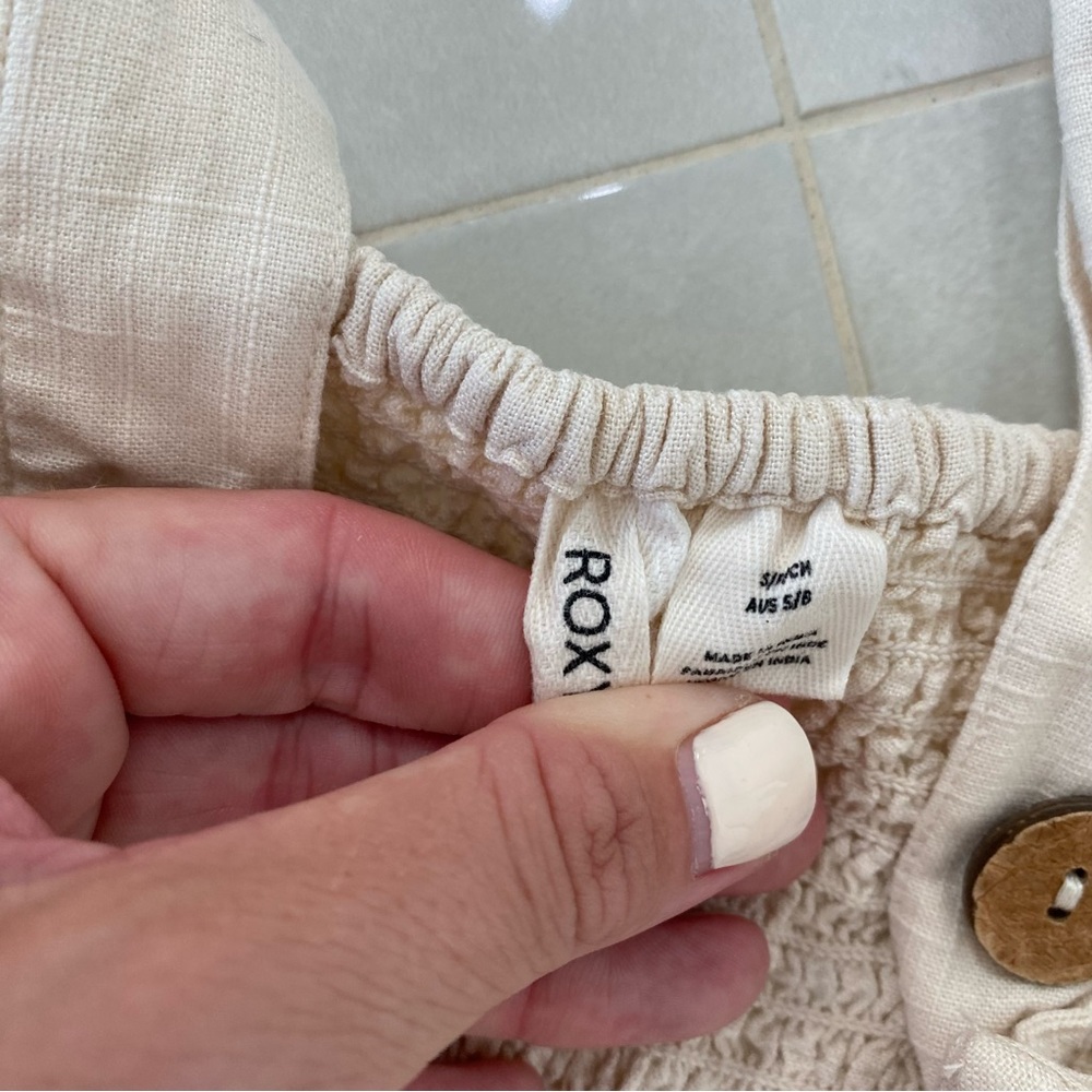 Roxy linen romper - Picture 3 of 5